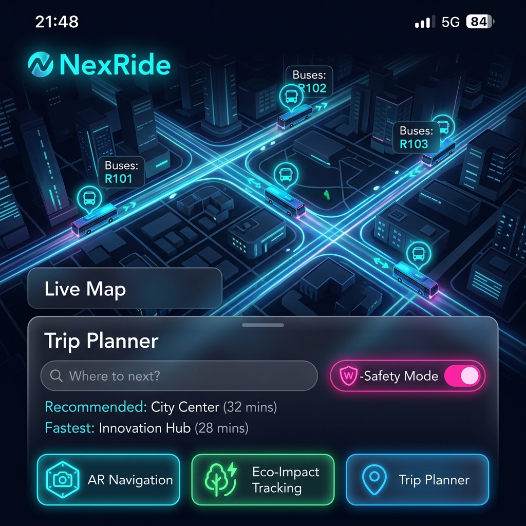 NexRide Mockup